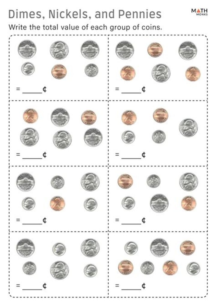 Are a penny and dime the same size?