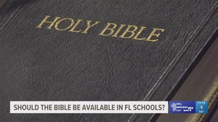 Are Bibles allowed in Florida public schools?