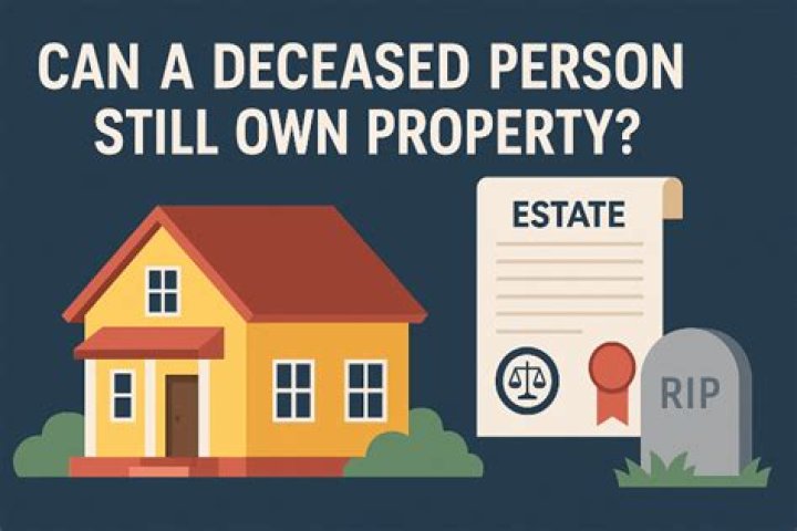 Can a deceased person inherit property?