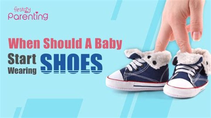 Can babies wear shoes before walking?