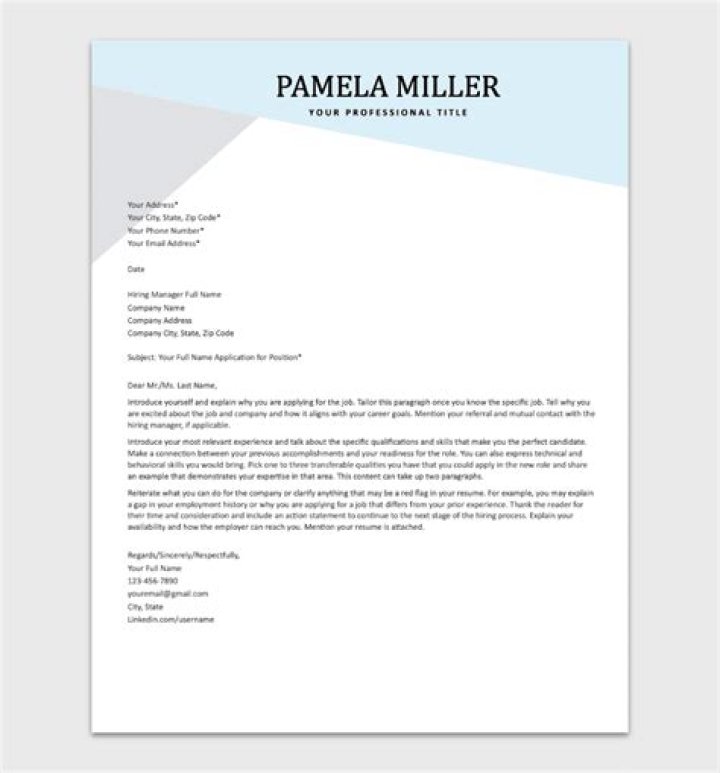 Can I copy and paste cover letters?