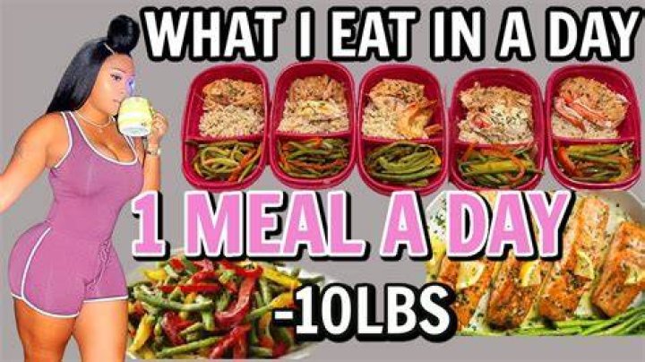 Can I eat one meal a day?