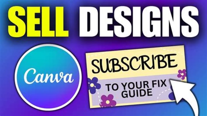Can I sell designs made on Canva?