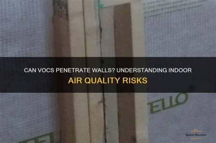 Can VOCs travel through walls?