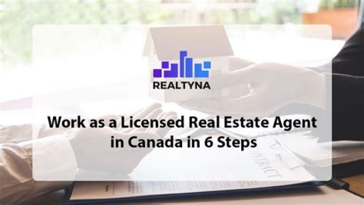 Can you be an independent real estate agent Canada?
