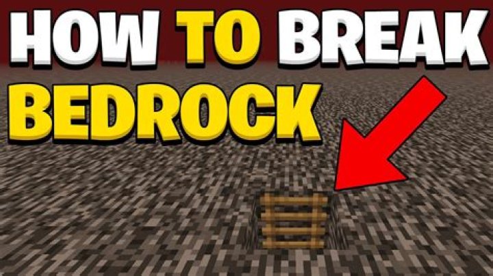 Can you break real bedrock?