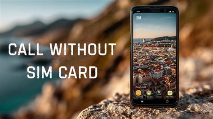 Can you call someone without a SIM card?