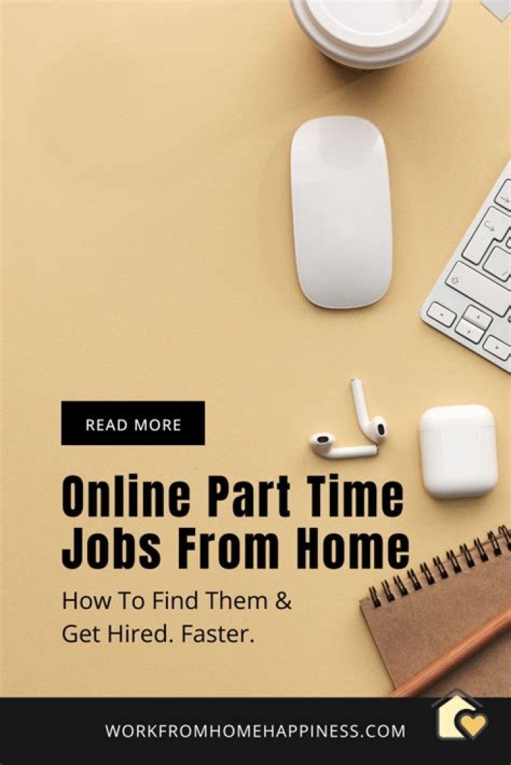 Can you get a part time job from home?