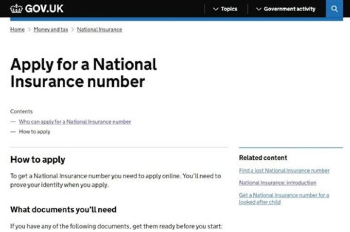 Can you get another copy of your National Insurance number?