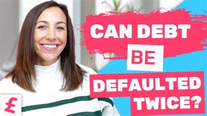 Can you have 2 defaults for the same debt?