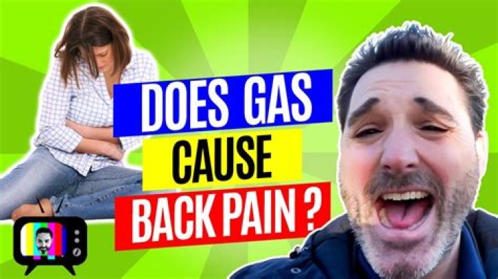 Can you have gas in your back?