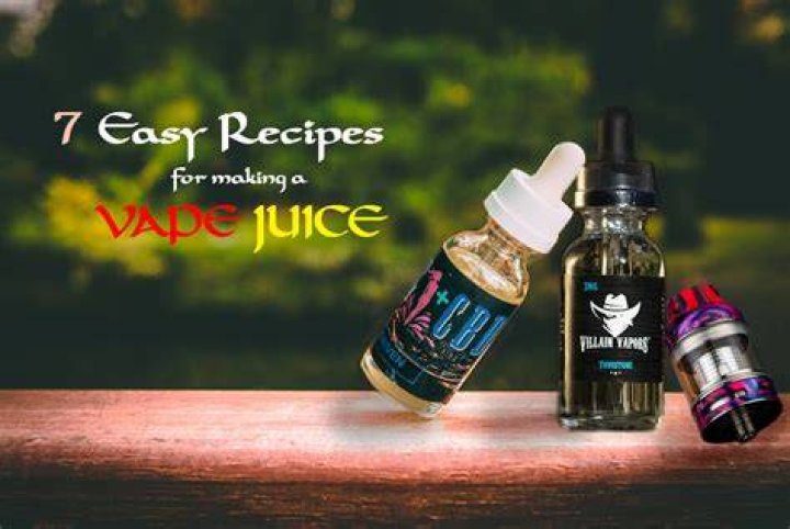 Can you make vape juice with water?