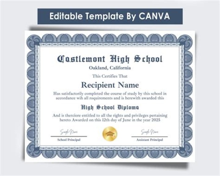 Can you print a fake high school diploma?