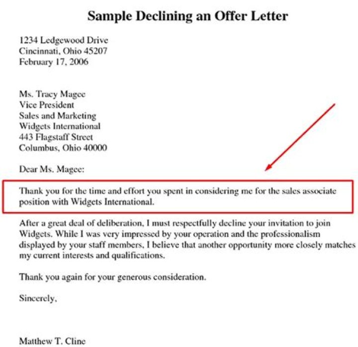 Can you reject an offer letter you already signed?