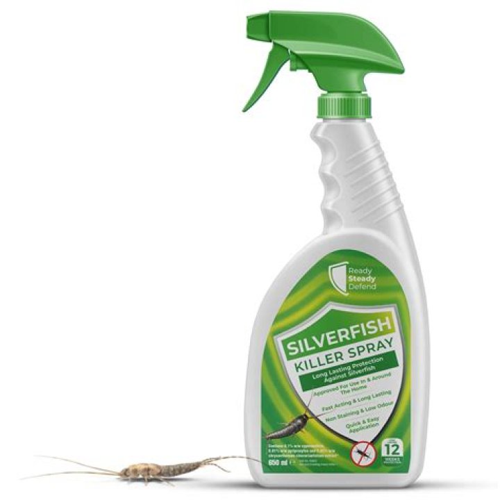 Can you spray for silverfish?