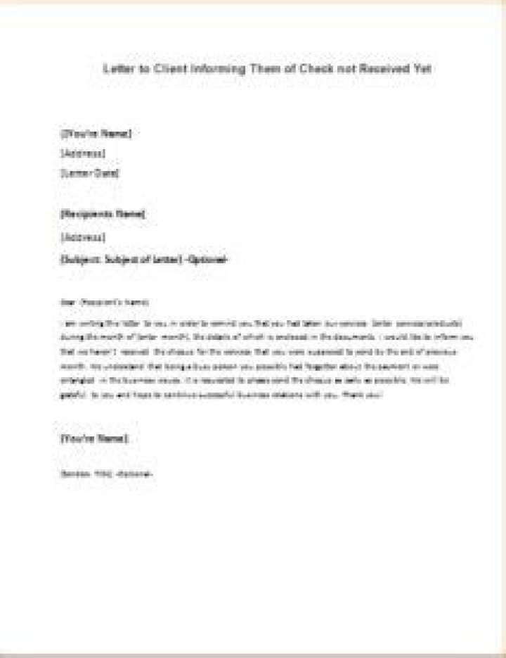 Did not received yet?