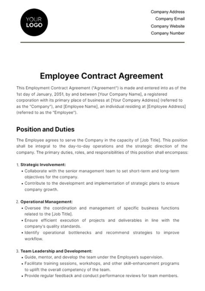 Do employees legally have to have a contract?