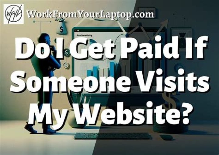 Do I get paid if someone visits my website?