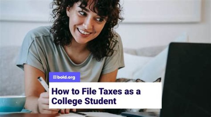 Do you file taxes if you go to school?