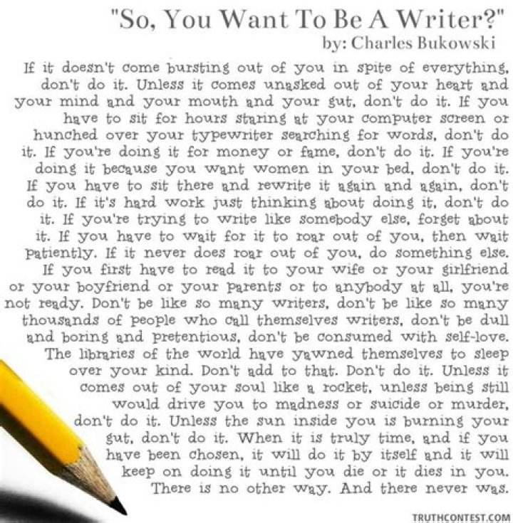 Do you have to love writing to be a writer?