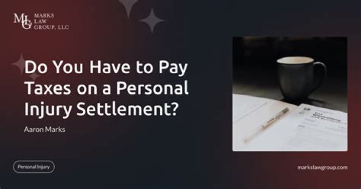 Do you pay taxes on a settlement personal injury?