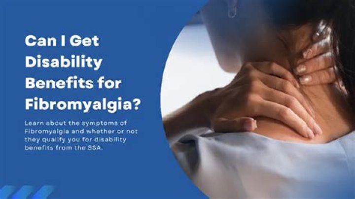 Does fibromyalgia qualify for disability?
