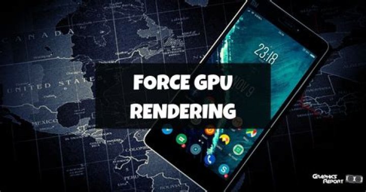 Does Force GPU rendering improve performance Android?