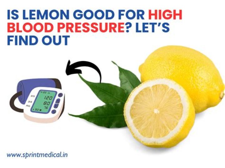 Does lemon reduce blood level?