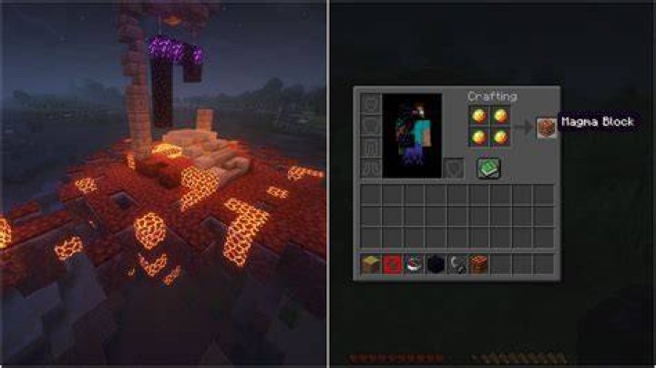 Does Magma blocks burn XP?