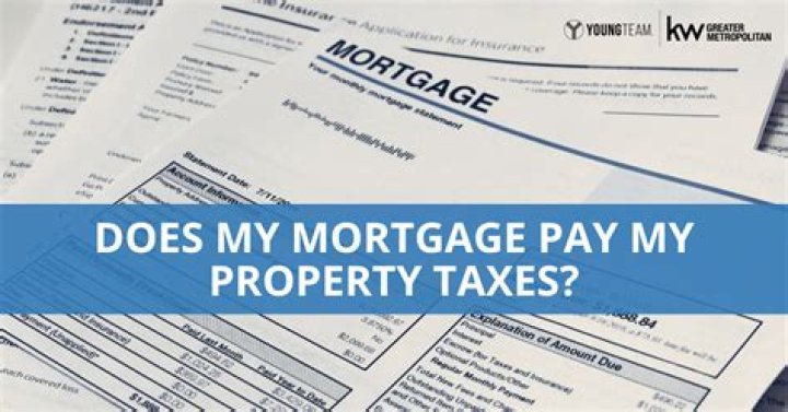 Does my mortgage pay my taxes?