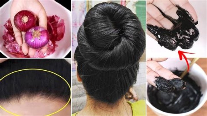 Does onion make hair black?