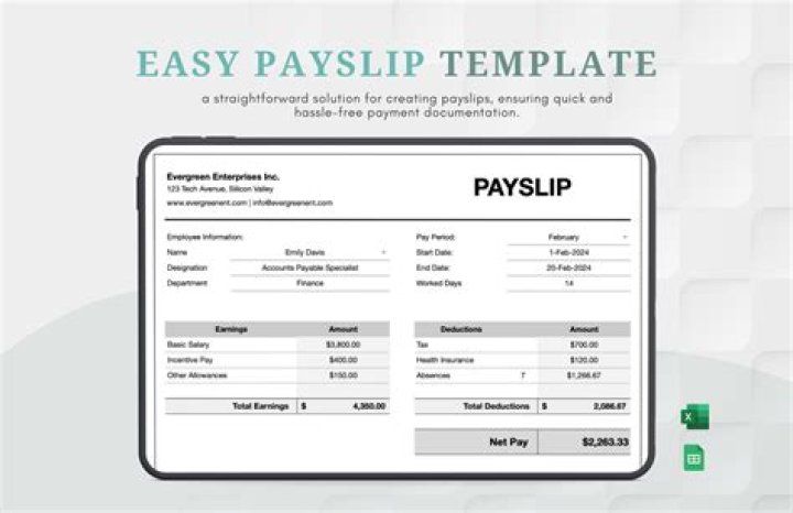 Does payslip show salary?