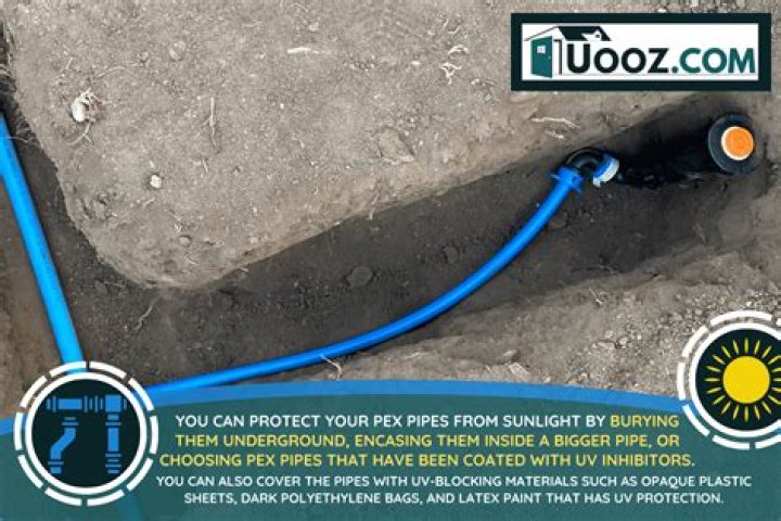 Does sunlight hurt PEX pipe?