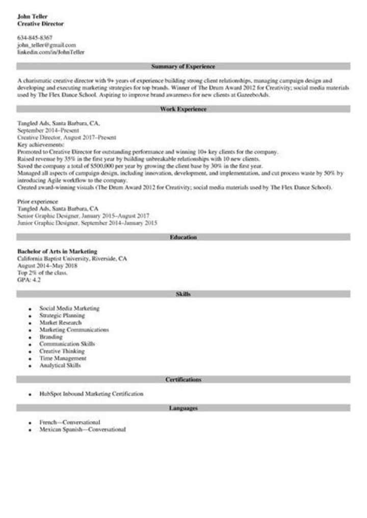 Does work location matter on resume?