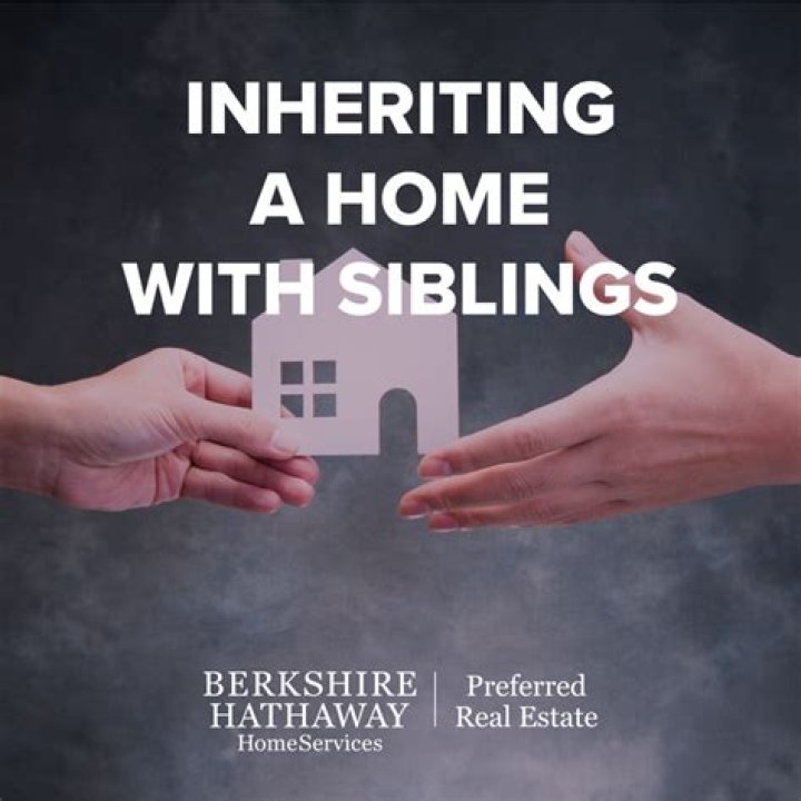 How are siblings divided when inheriting a property?