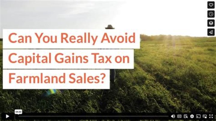 How can I avoid capital gains tax on farmland in Canada?
