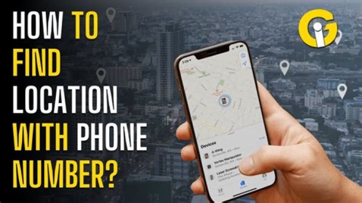 How can I find someone's location by their cell phone?