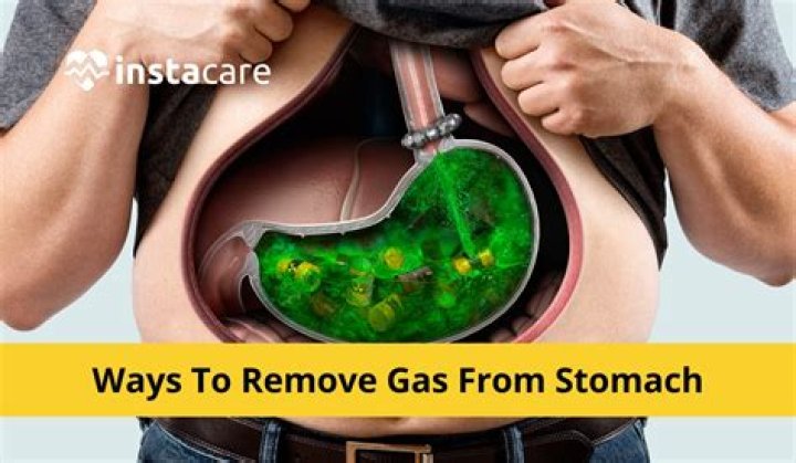 How can I get gas out of my stomach?