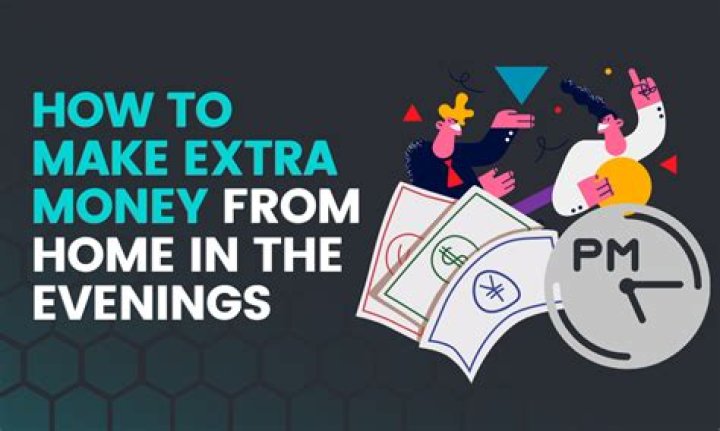 How can I make extra money from home in the evenings?