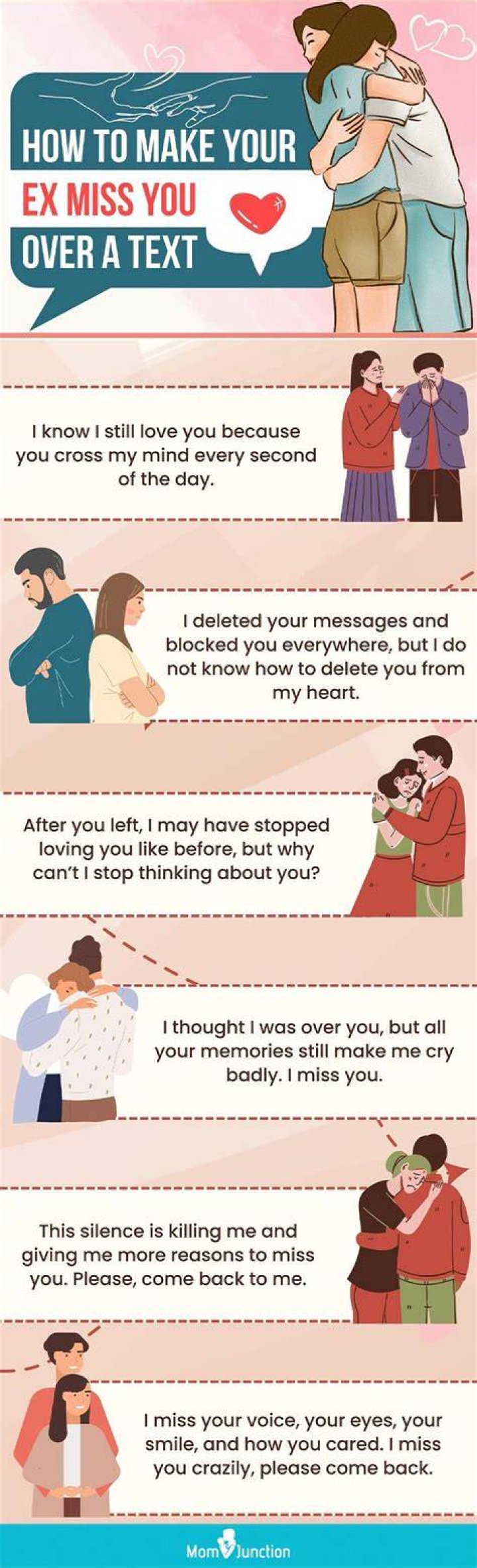 How can I make my ex want me over text?