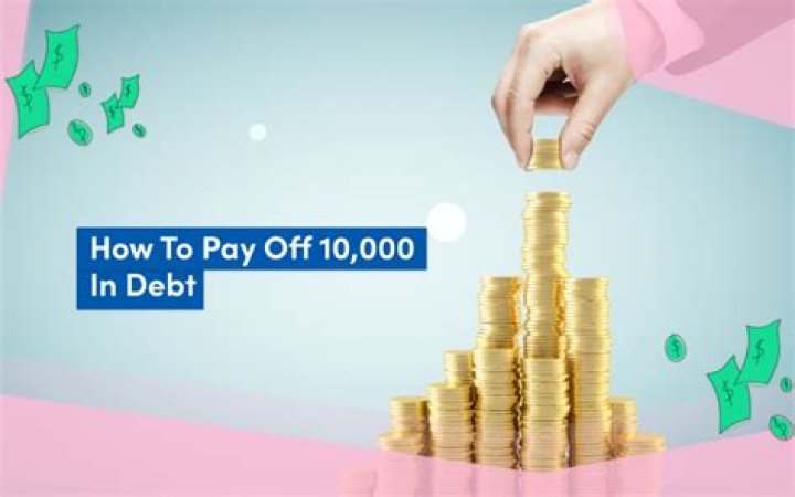 How can I pay off 10000 in debt quickly?