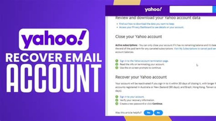 How can I recover my Yahoo account without phone number and recovery email?