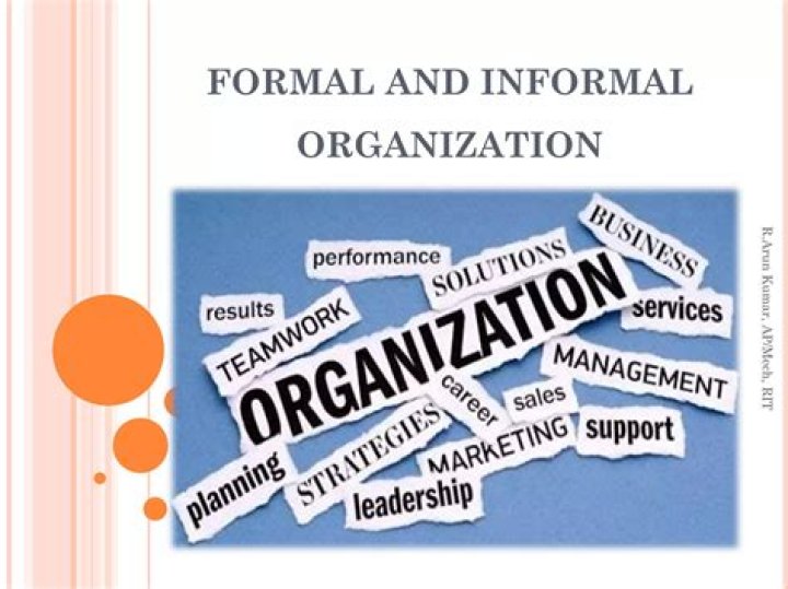 How could an informal organization benefit a formal organization?