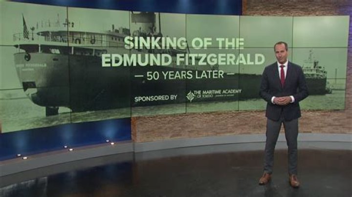 How deep of water did the Edmund Fitzgerald sank in?