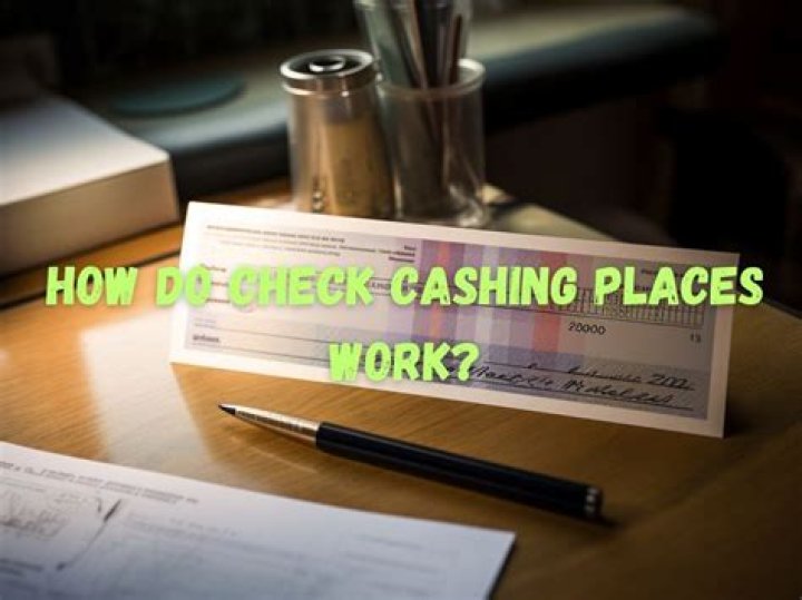 How do check cashing loans work?