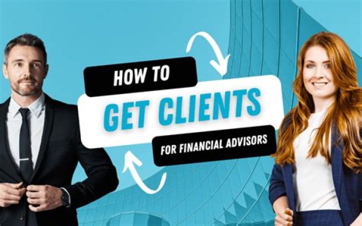 How do financial advisors get first clients?