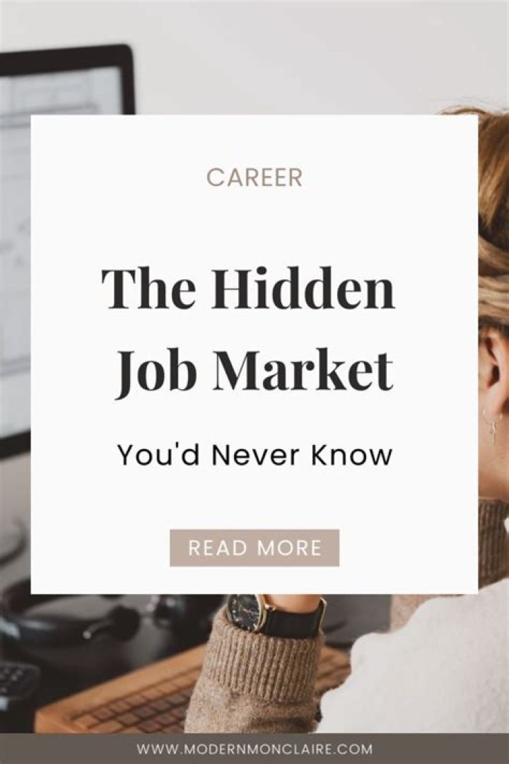 How do I access the hidden job market?