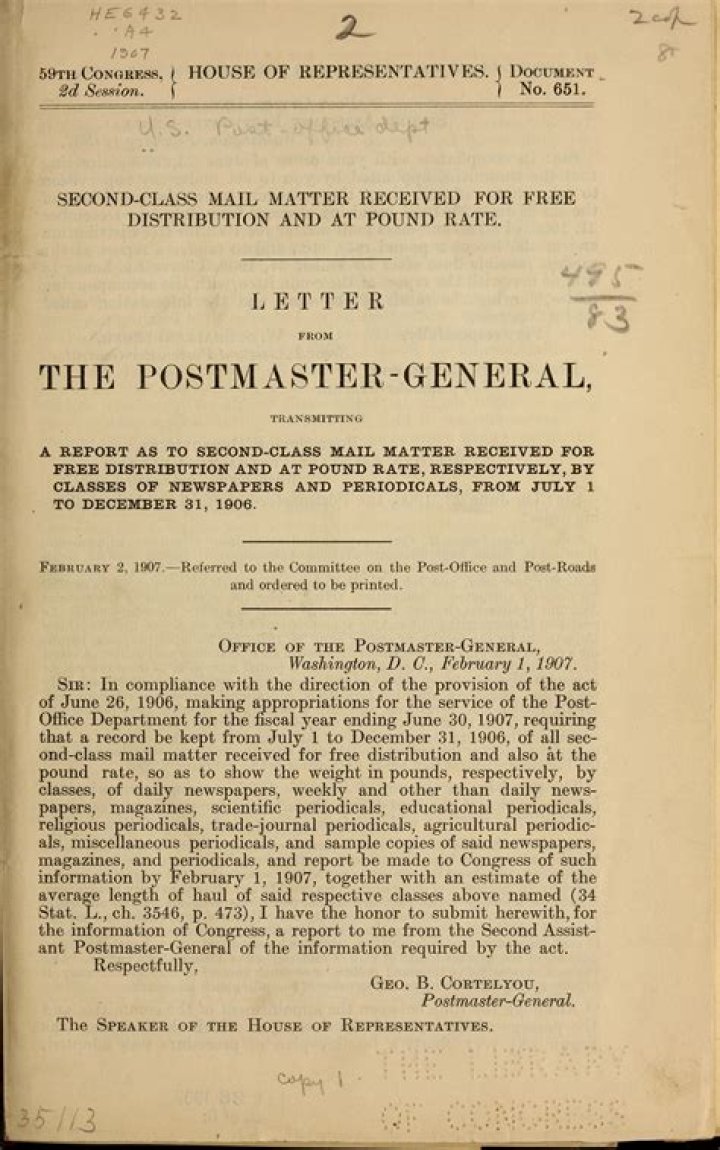 How do I contact the postmaster general?