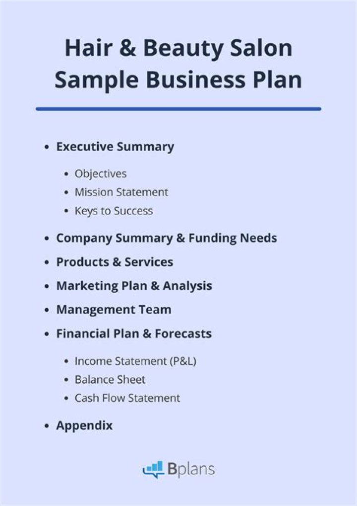 How do I create a salon business plan?