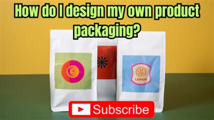 How do I design my own product packaging?